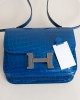Constance 18CM Shiny Niloticus Crocodile 7W Blue izmir Gold