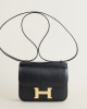 Constance 18cm Chevre leather CC89 Noir ghw