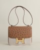Constance 24cm Ostrich 35 Cognac GHW