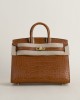 Birkin 20cm Matte Alligator Crocodile CC37 Gold GHW