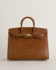 Birkin 20cm Matte Alligator Crocodile CC37 Gold GHW