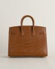 Birkin 20cm Matte Alligator Crocodile CC37 Gold GHW