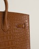 Birkin 20cm Matte Alligator Crocodile CC37 Gold GHW