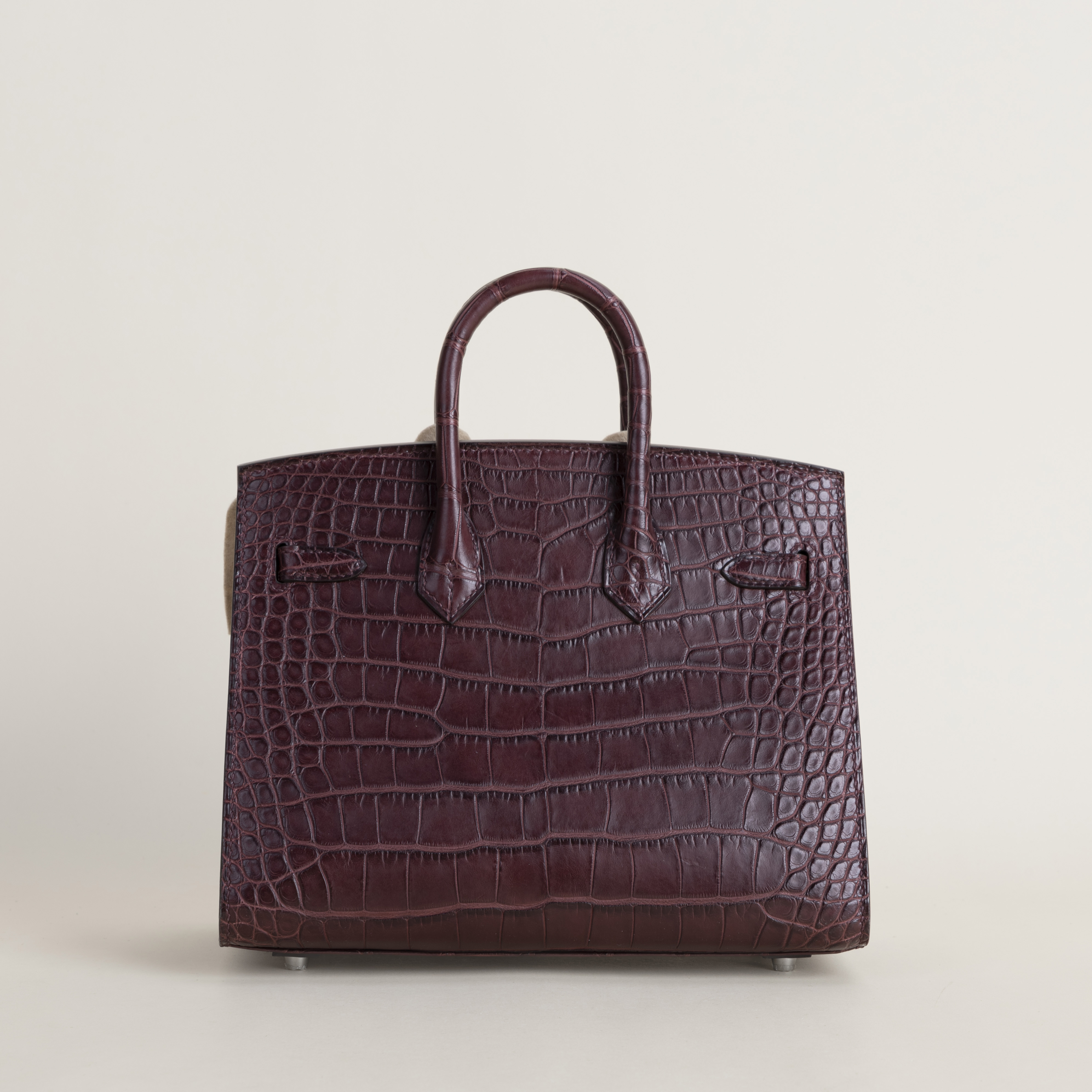 Birkin 20cm Matte Alligator 41 Havane PHW
