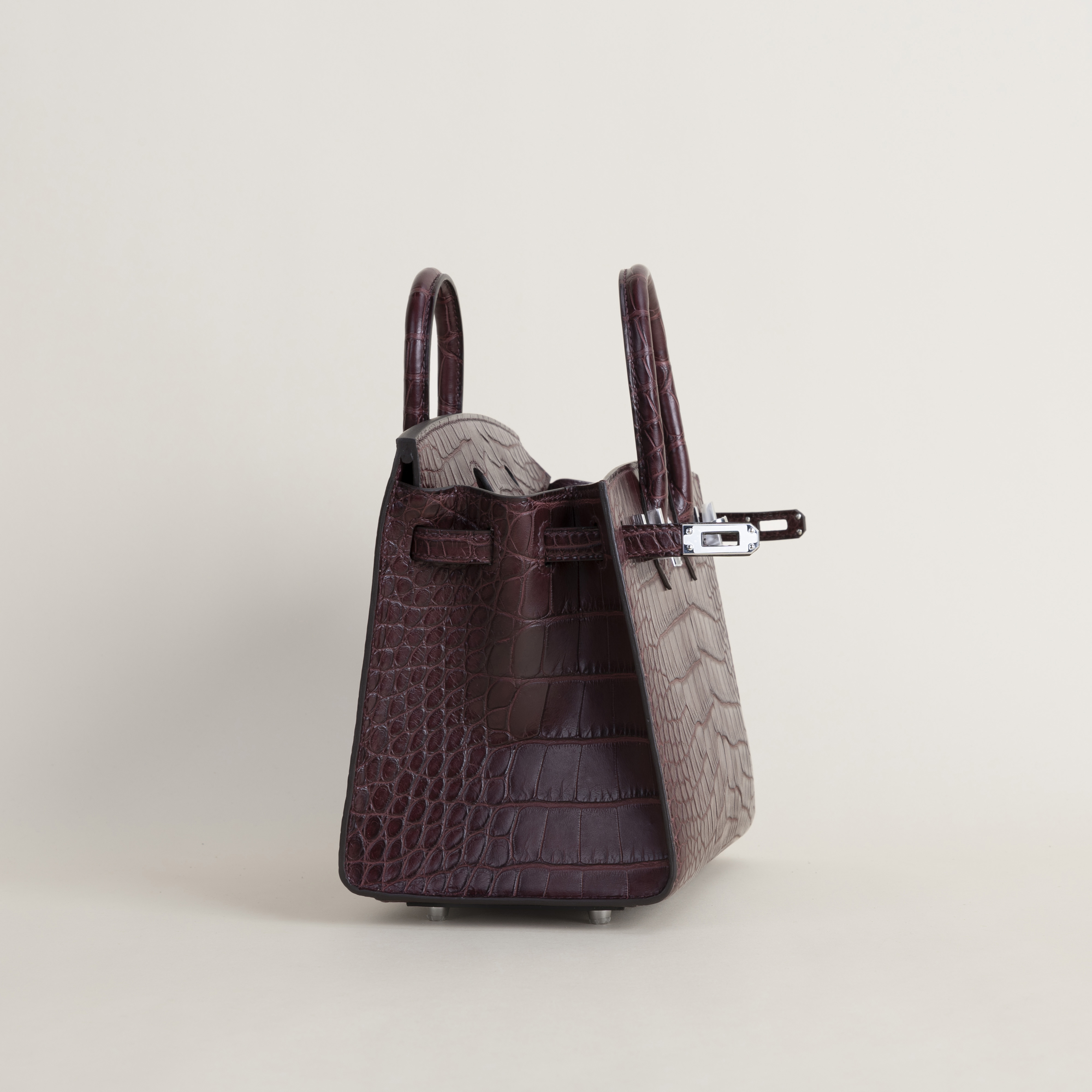 Birkin 20cm Matte Alligator 41 Havane PHW