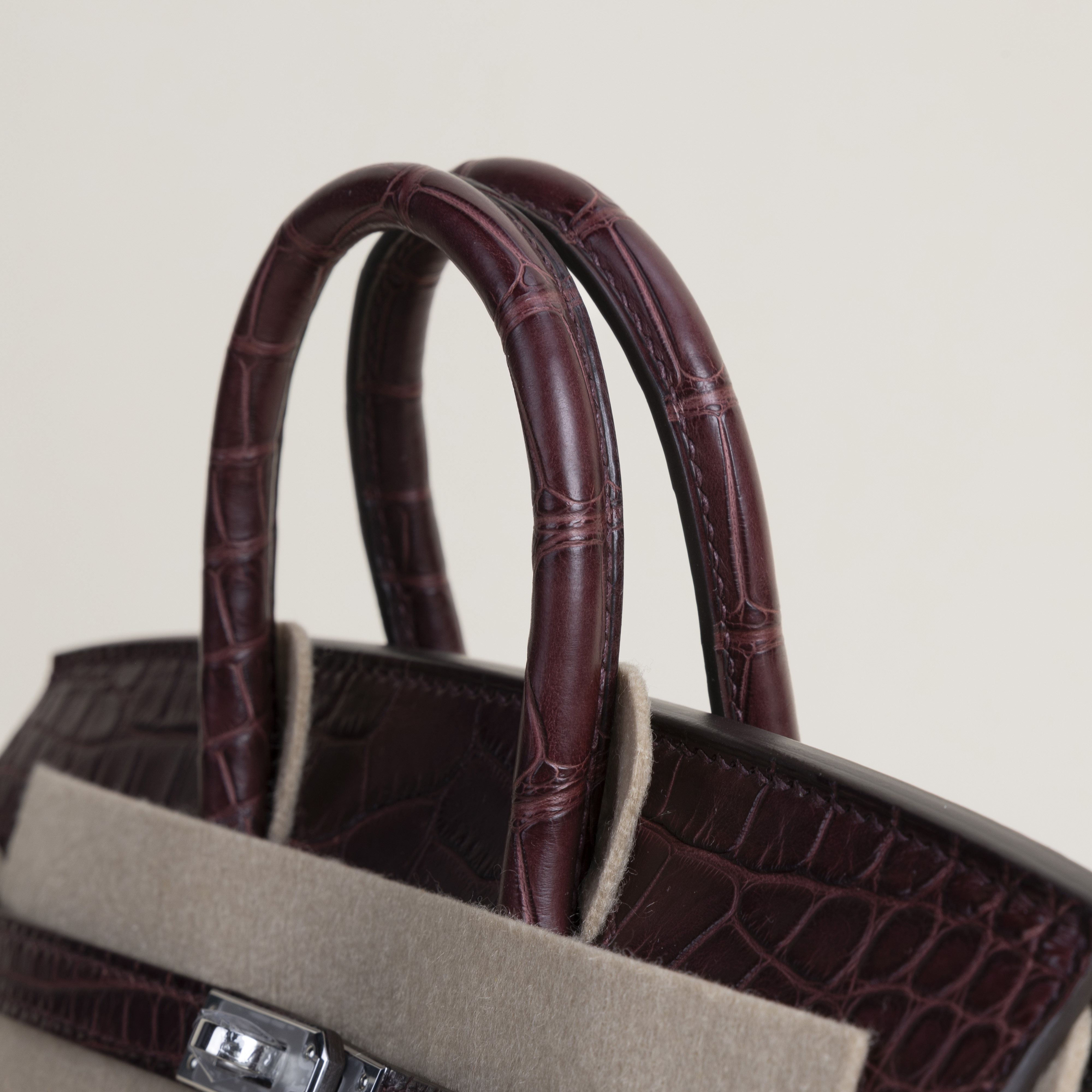 Birkin 20cm Matte Alligator 41 Havane PHW