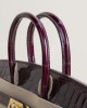 Birkin 25cm Shiny Niloticus crocodile 57 Bordeaux GHW