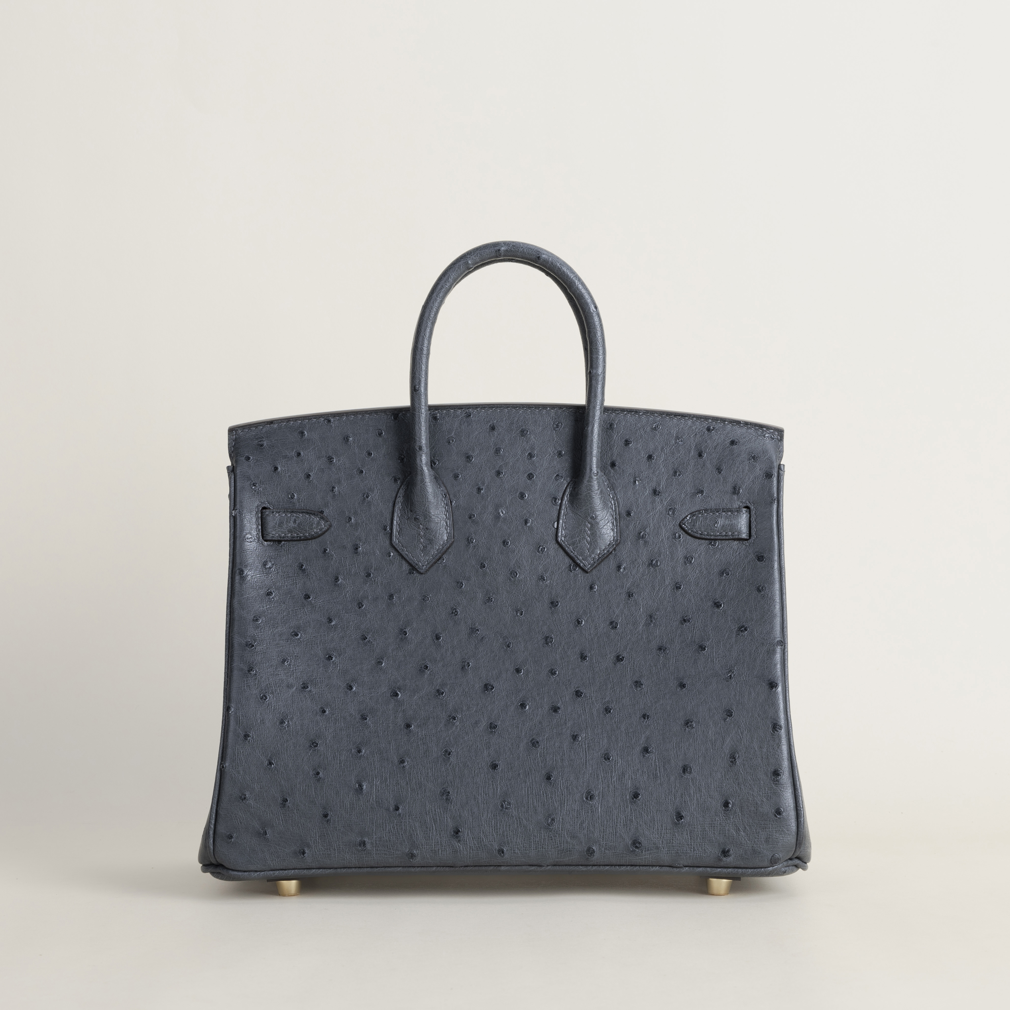 Birkin 25cm Ostrich 88 Graphite GHW