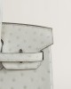 birkin 25 Ostrich 3c parchemin rose gold