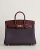 Birkin 25cm Touch TogoMatte Alligator Crocodile 0G Rouge sellierF5 Bourgogne GHW