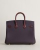 Birkin 25cm Touch TogoMatte Alligator Crocodile 0G Rouge sellierF5 Bourgogne GHW