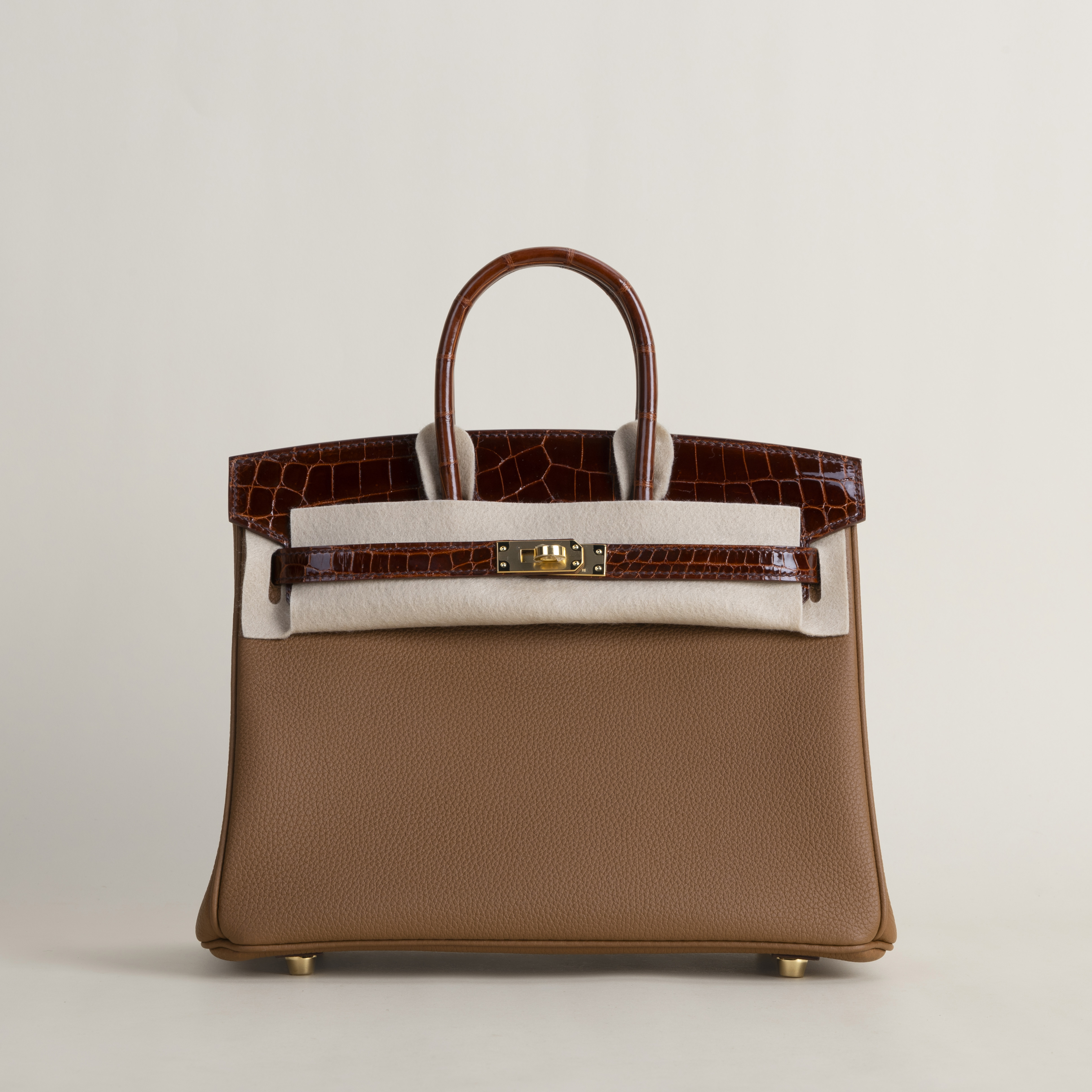 Birkin 25cm Touch Gold33 Miel GHW