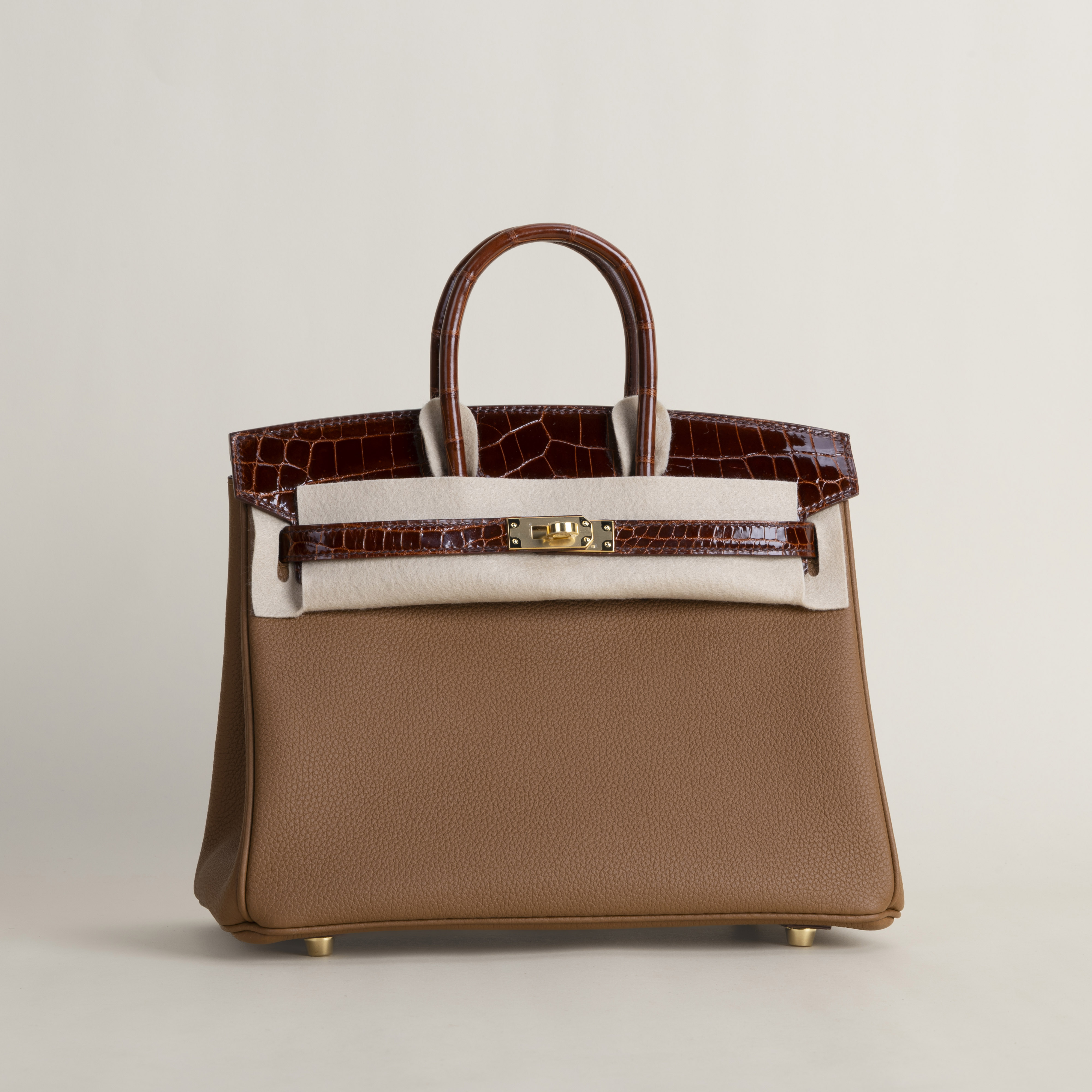 Birkin 25cm Touch Gold33 Miel GHW