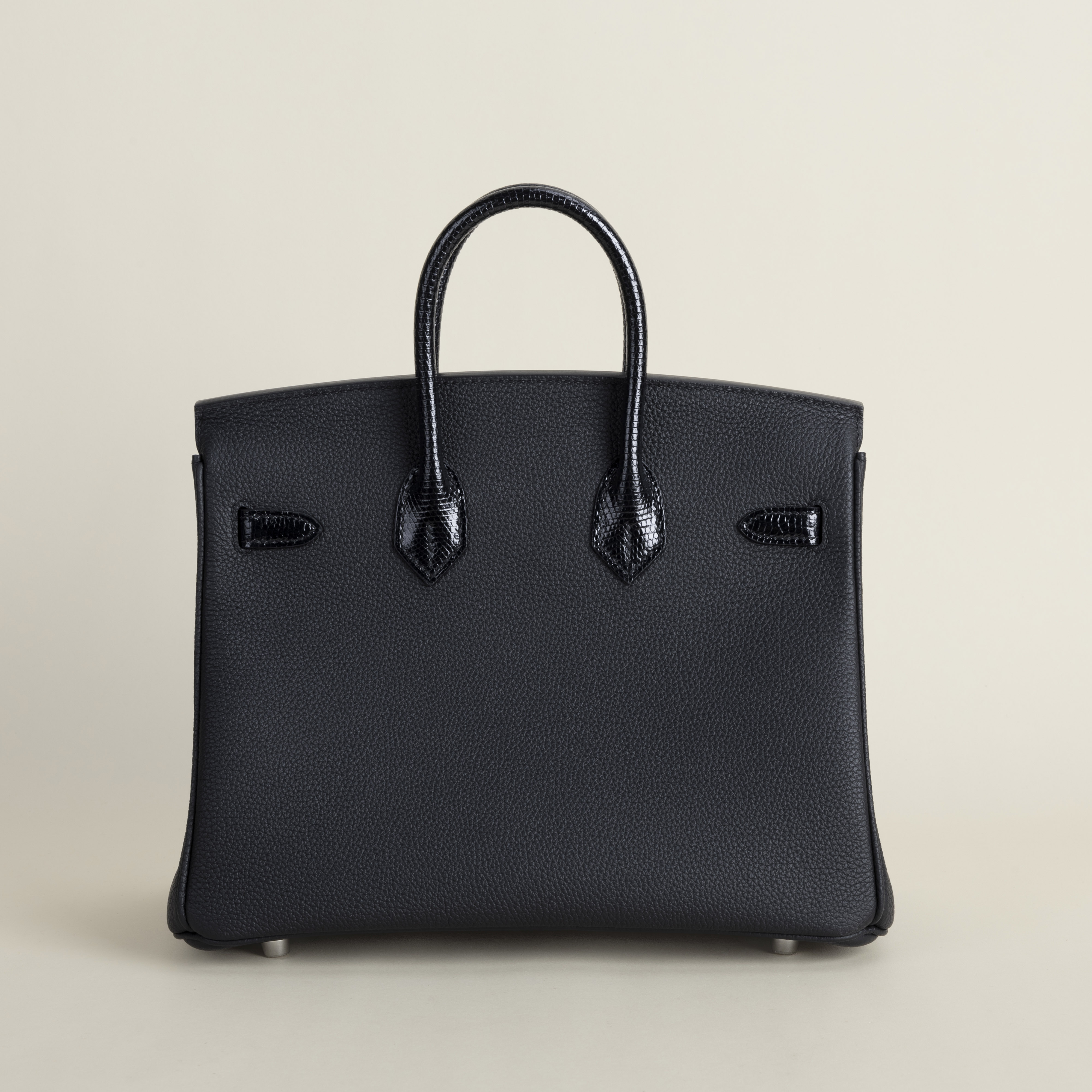 Birkin 25cm Touch TogoLizard skin 89 Noir PHW