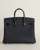 Birkin 25cm Touch TogoLizard skin 89 Noir PHW