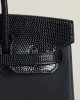 Birkin 25cm Touch TogoLizard skin 89 Noir PHW
