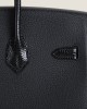 Birkin 25cm Touch TogoLizard skin 89 Noir PHW