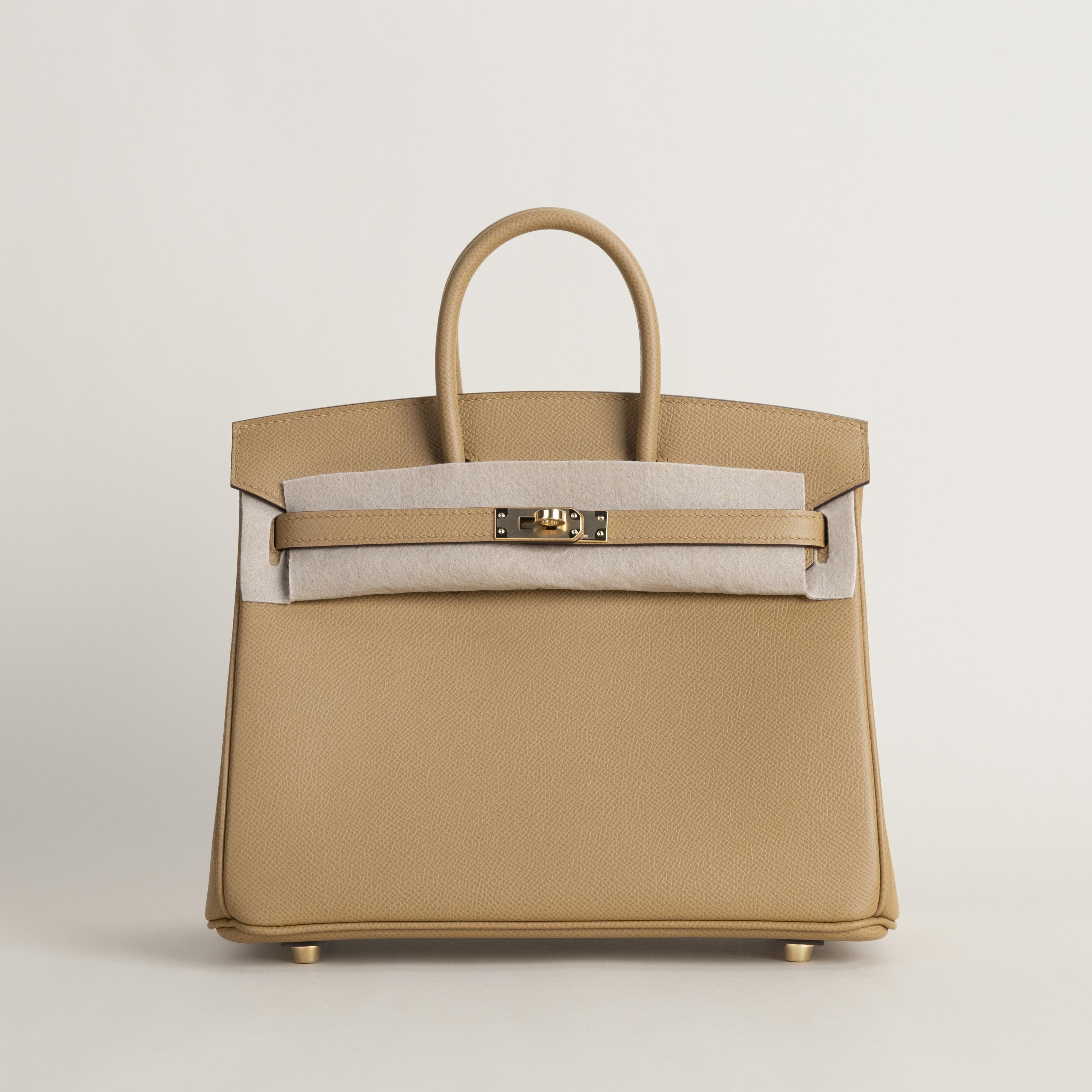 Birkin 25 Epsom 4B Biscuit GHW