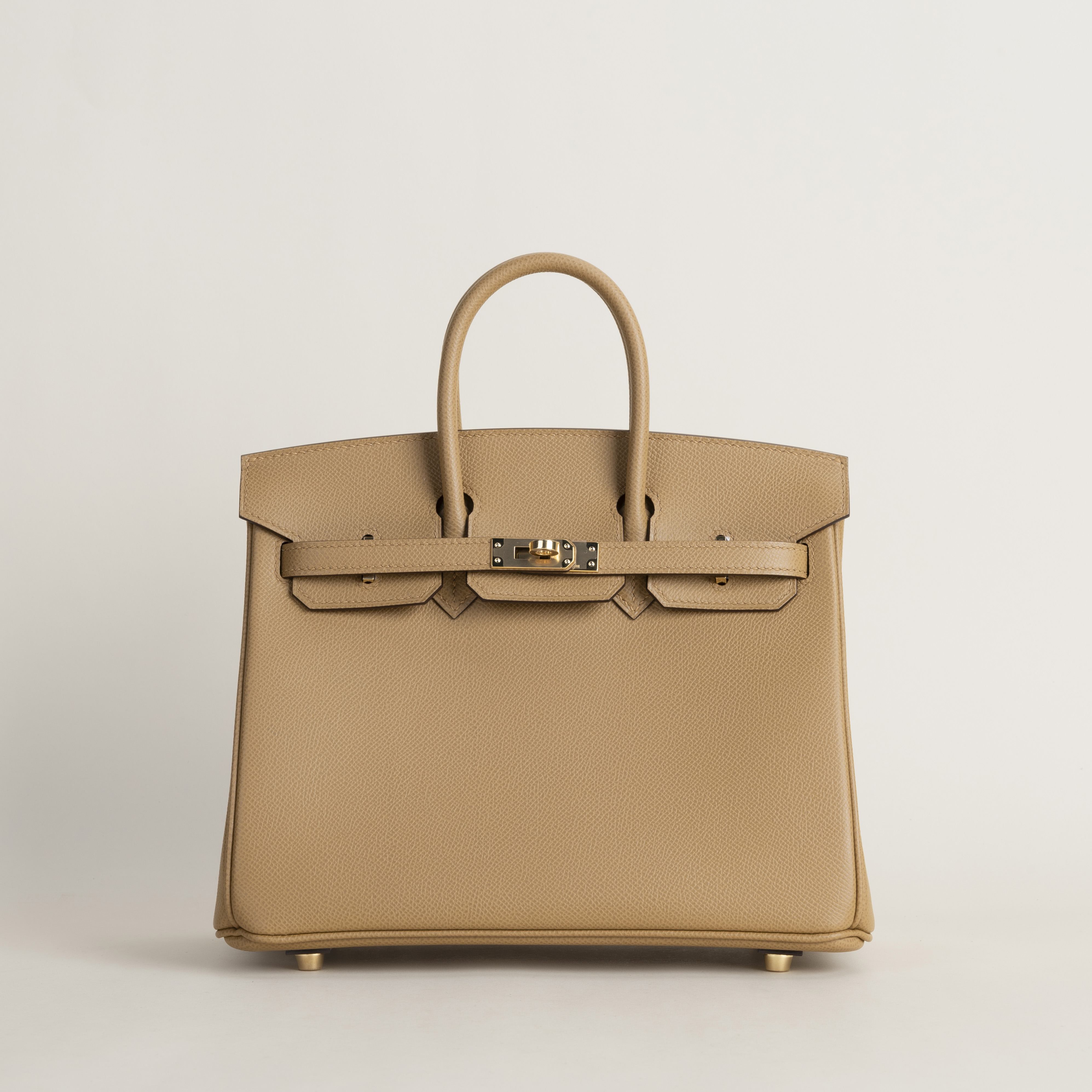 Birkin 25 Epsom 4B Biscuit GHW