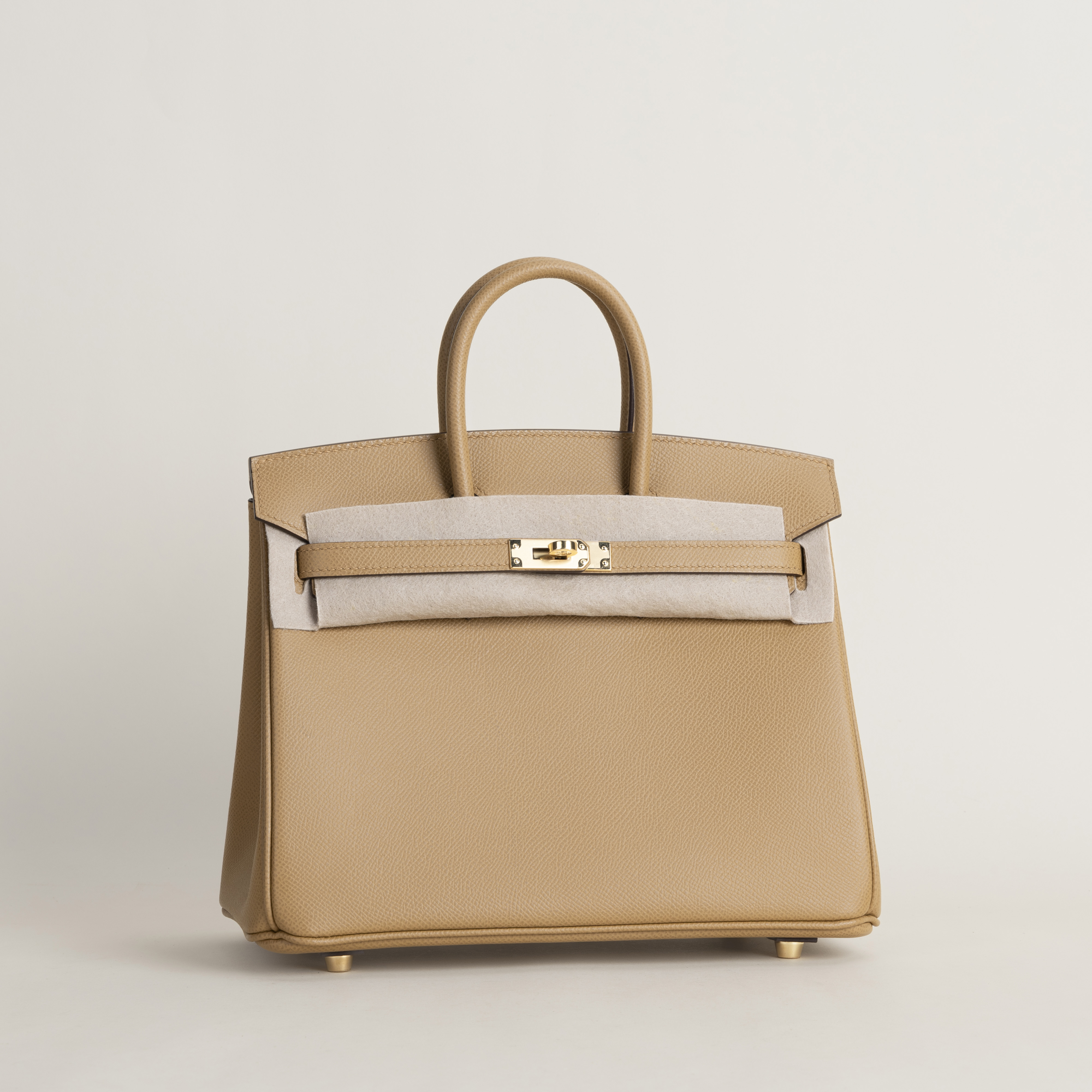 Birkin 25 Epsom 4B Biscuit GHW