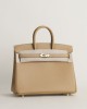Birkin 25 Epsom 4B Biscuit GHW