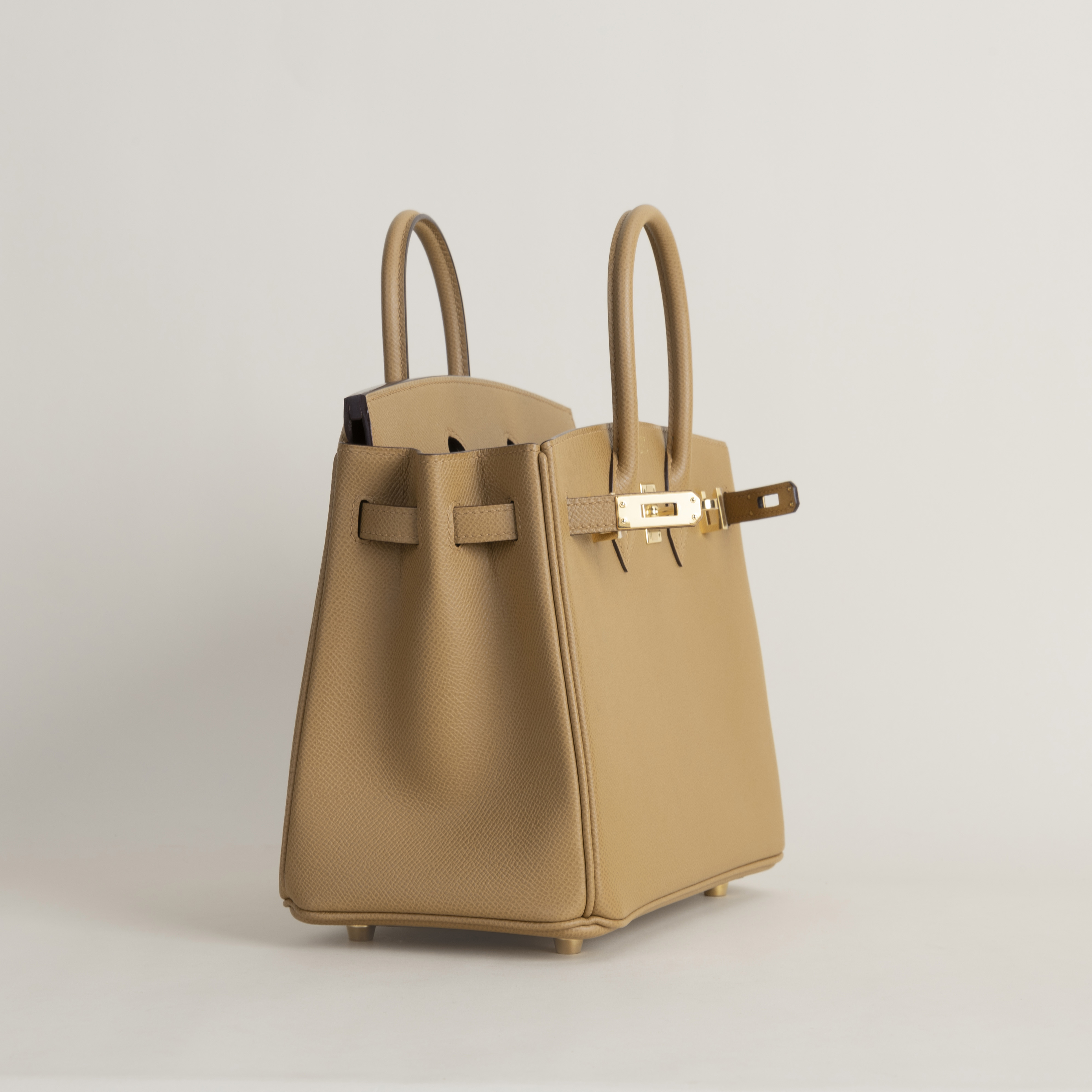 Birkin 25 Epsom 4B Biscuit GHW