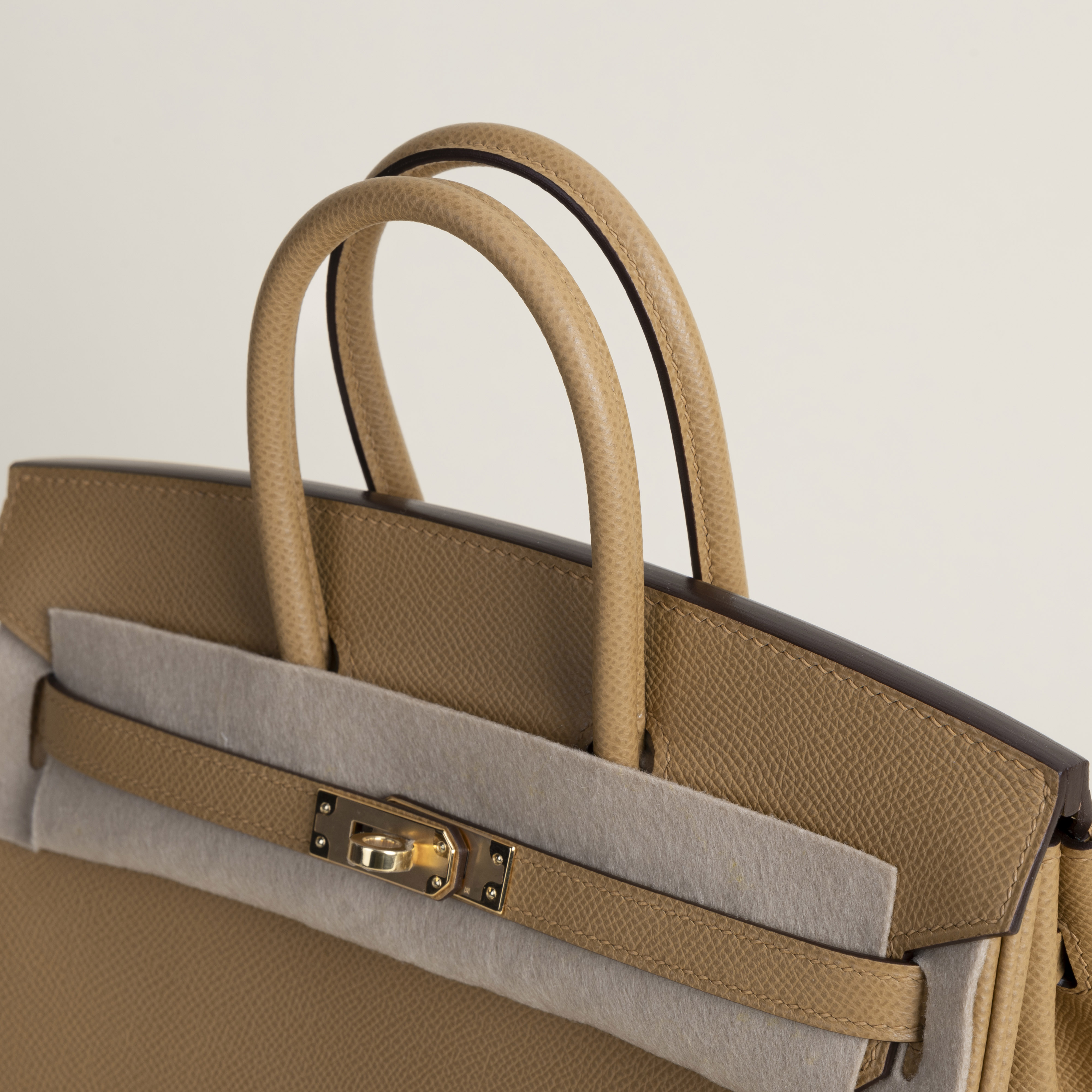 Birkin 25 Epsom 4B Biscuit GHW
