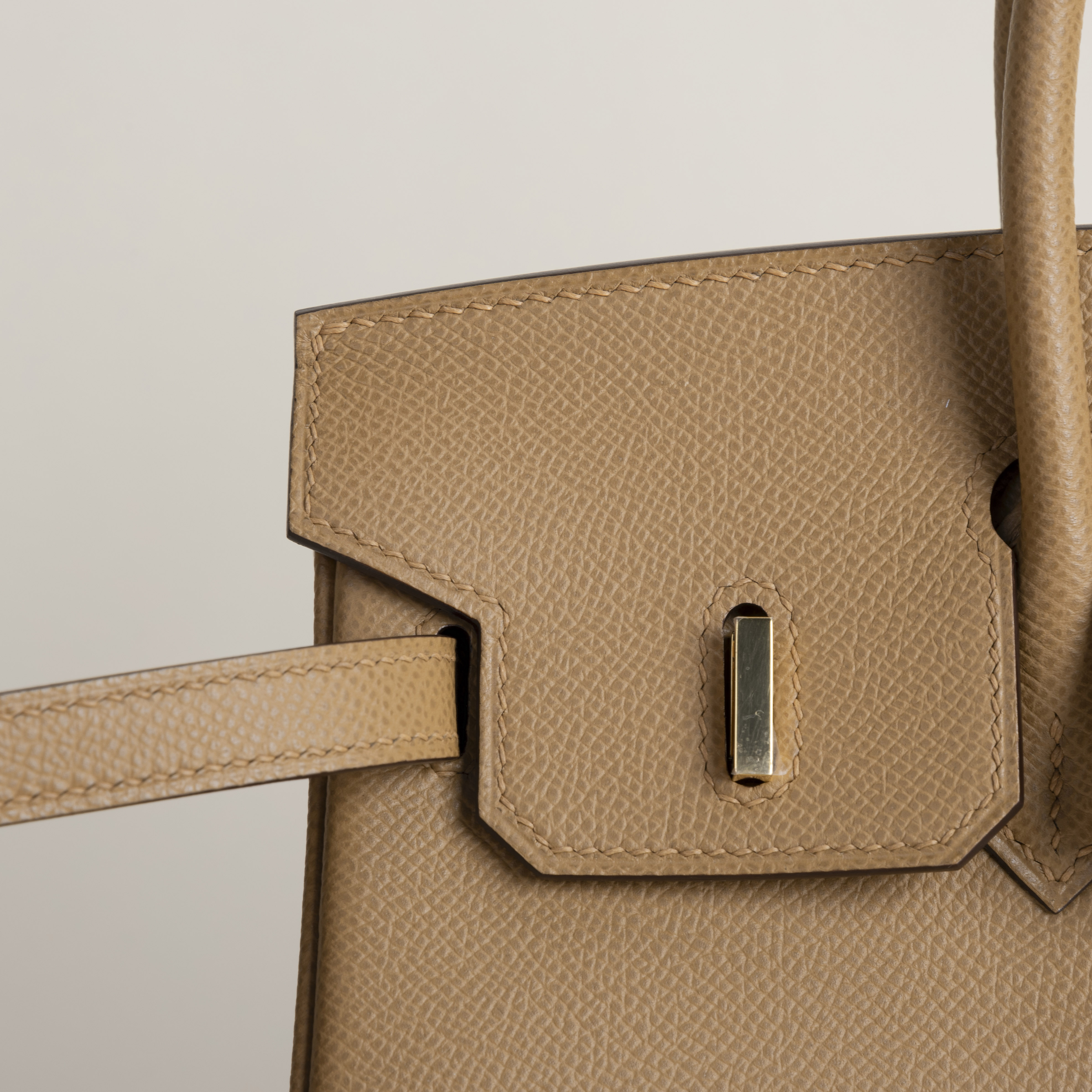 Birkin 25 Epsom 4B Biscuit GHW