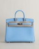 Birkin 25 Epsom 7N Celeste PHW