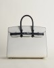 Birkin 25 sellier epsom 10 craie 89 noir