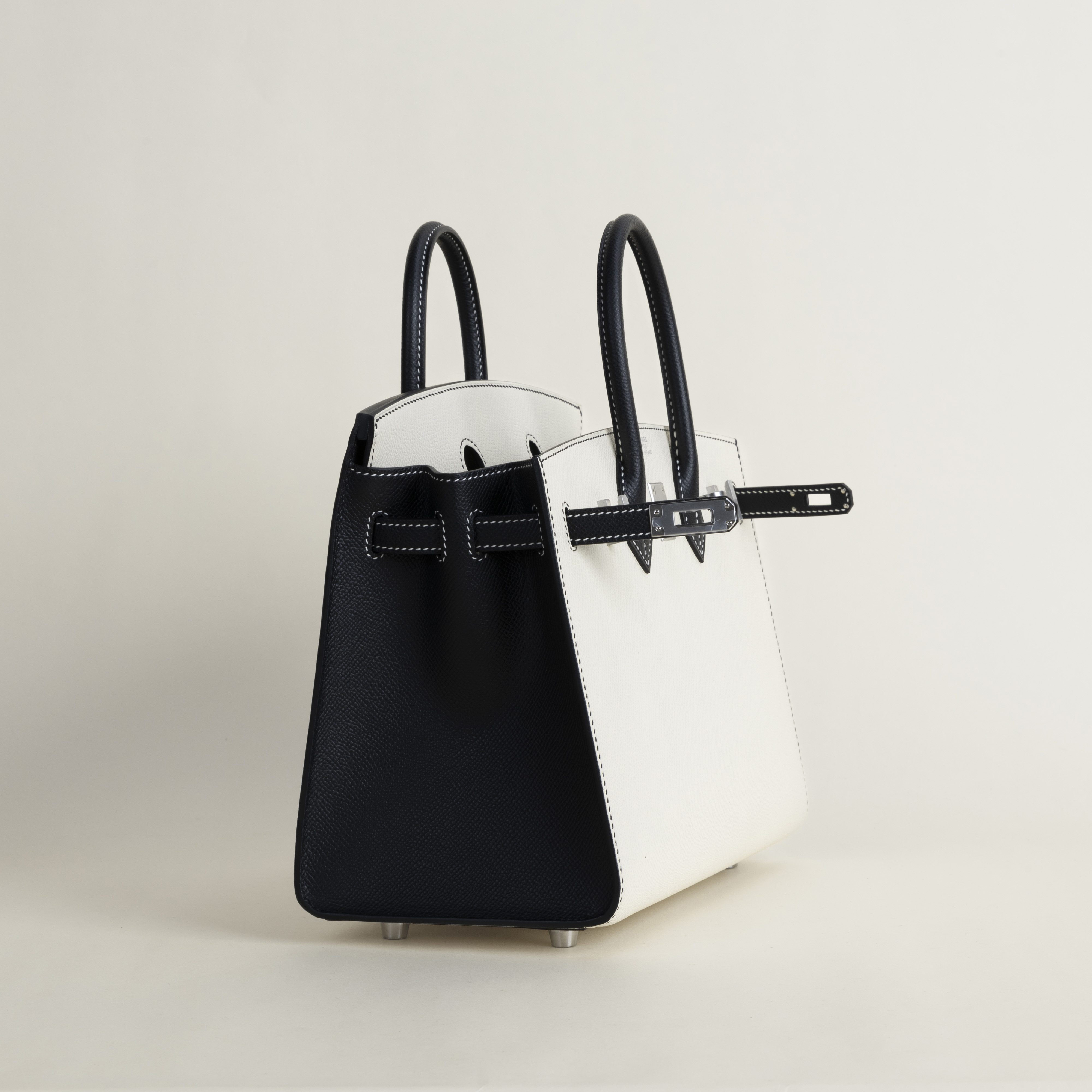 Birkin 25 sellier epsom 10 craie 89 noir