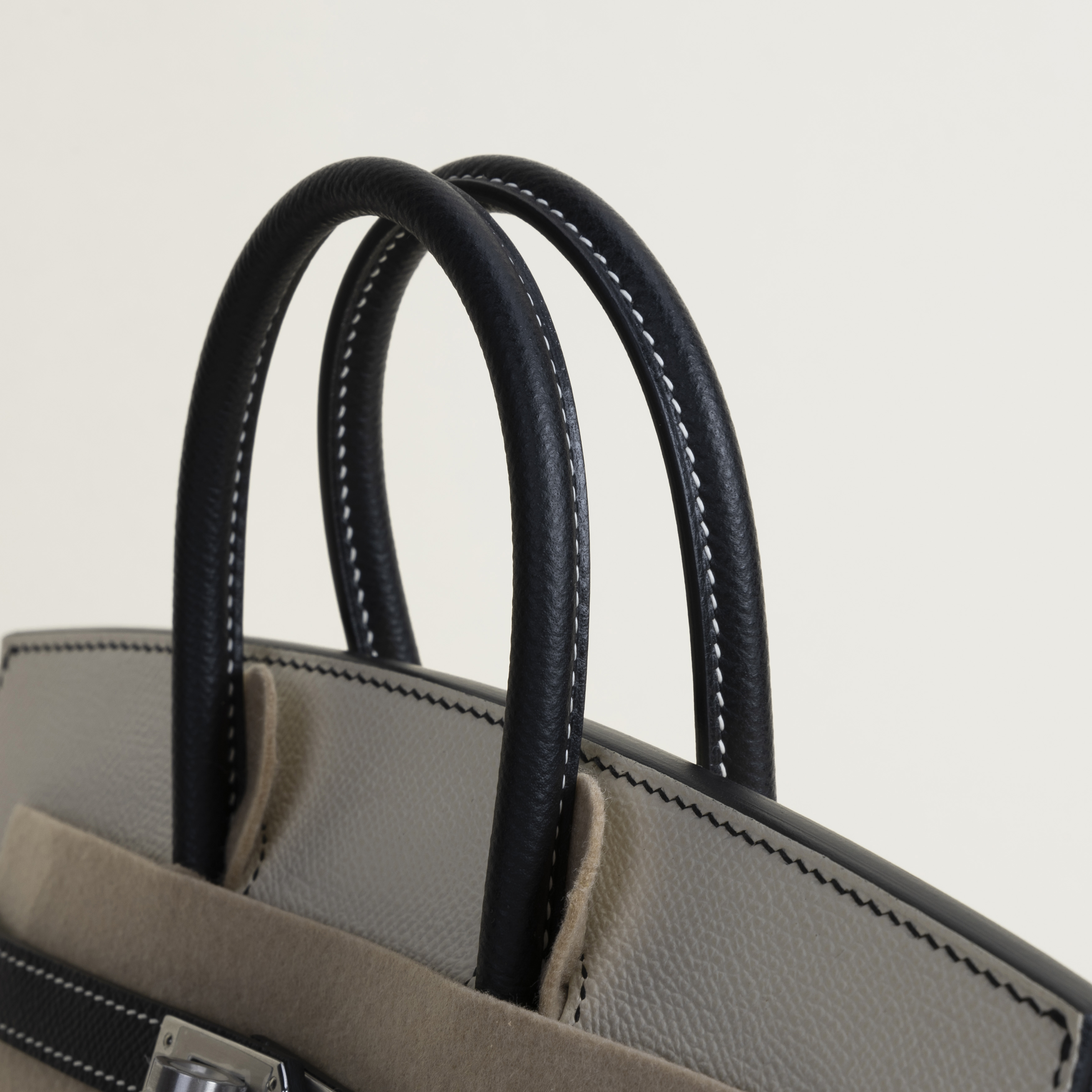 Birkin 25 sellier epsom 10 craie 89 noir