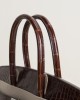 Birkin 30cm Touch OstrichShiny Alligator Crocodile 35 Cognac33 Miel PHW