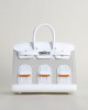 Birkin 20 Faubourg AlligatorEpsomSombaeroMadame 01 Blanc PHW