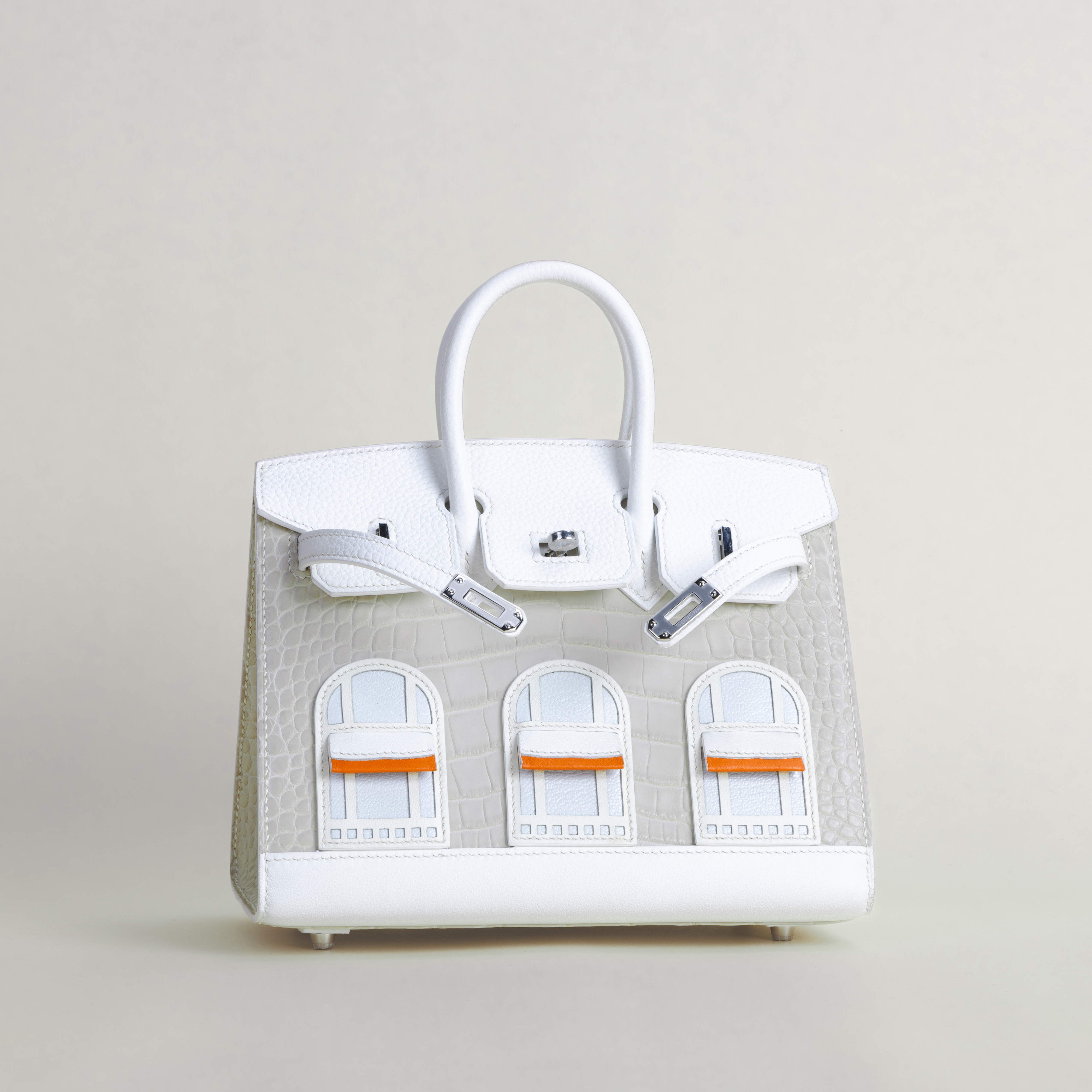 Birkin 20 Faubourg AlligatorEpsomSombaeroMadame 01 Blanc PHW