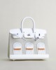Birkin 20 Faubourg AlligatorEpsomSombaeroMadame 01 Blanc PHW