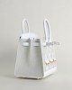 Birkin 20 Faubourg AlligatorEpsomSombaeroMadame 01 Blanc PHW