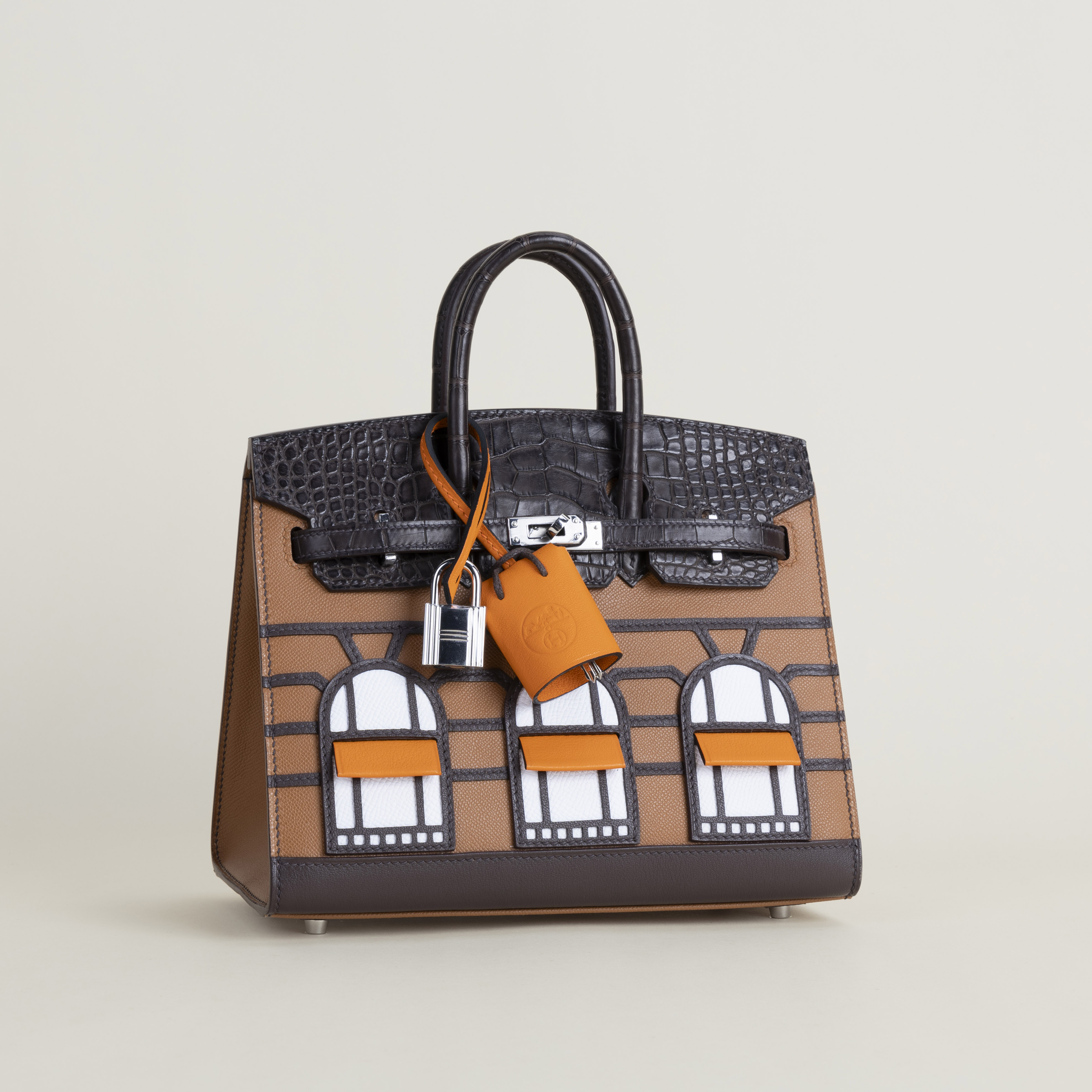 Birkin 20 Faubourg AlligatorEpsomSombaeroMadame 4G Caramelgold PHW
