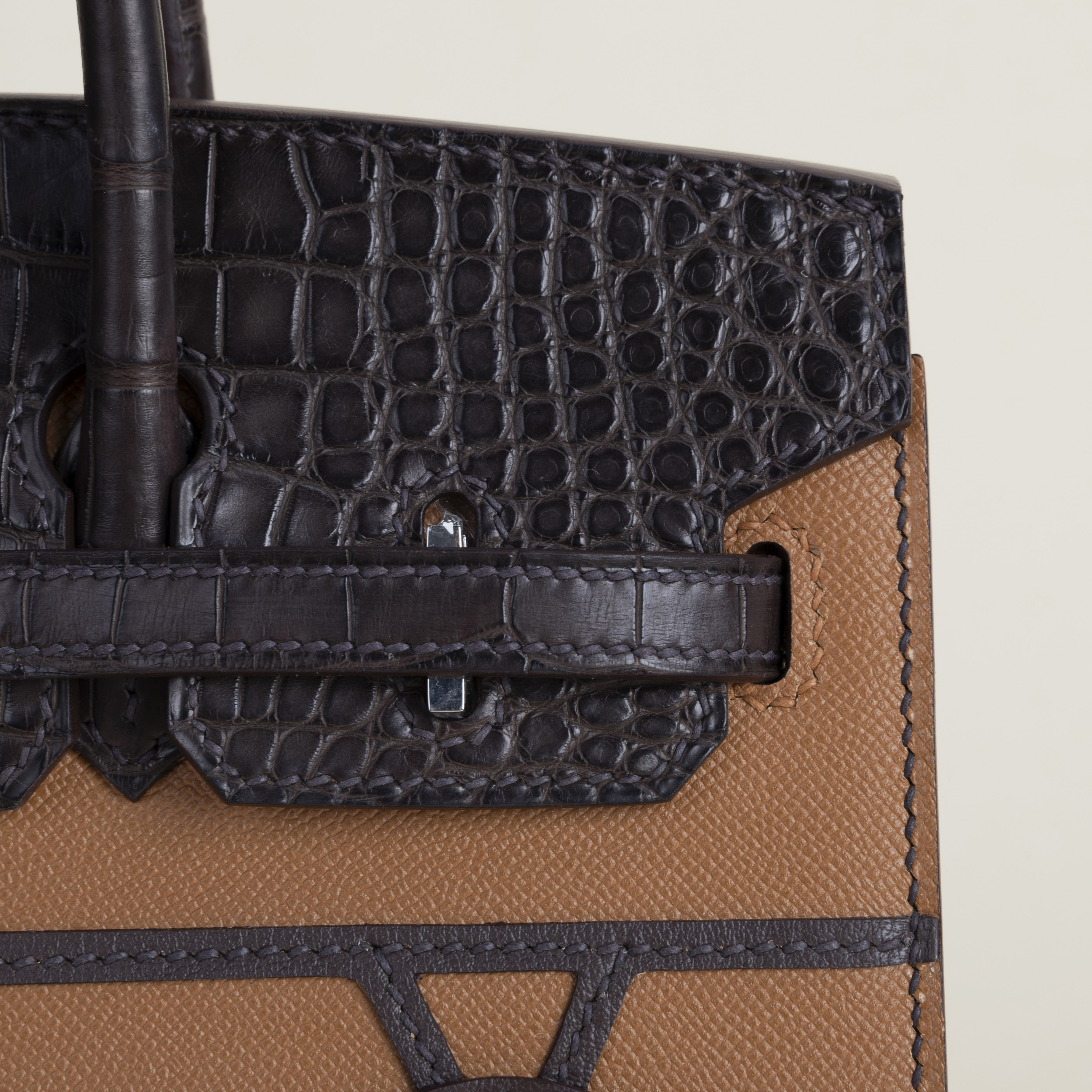 Birkin 20 Faubourg AlligatorEpsomSombaeroMadame 4G Caramelgold PHW