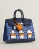 Birkin 20 Faubourg AlligatorEpsomSombaeroMadame S4 Deep blue PHW