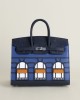 Birkin 20 Faubourg AlligatorEpsomSombaeroMadame S4 Deep blue PHW