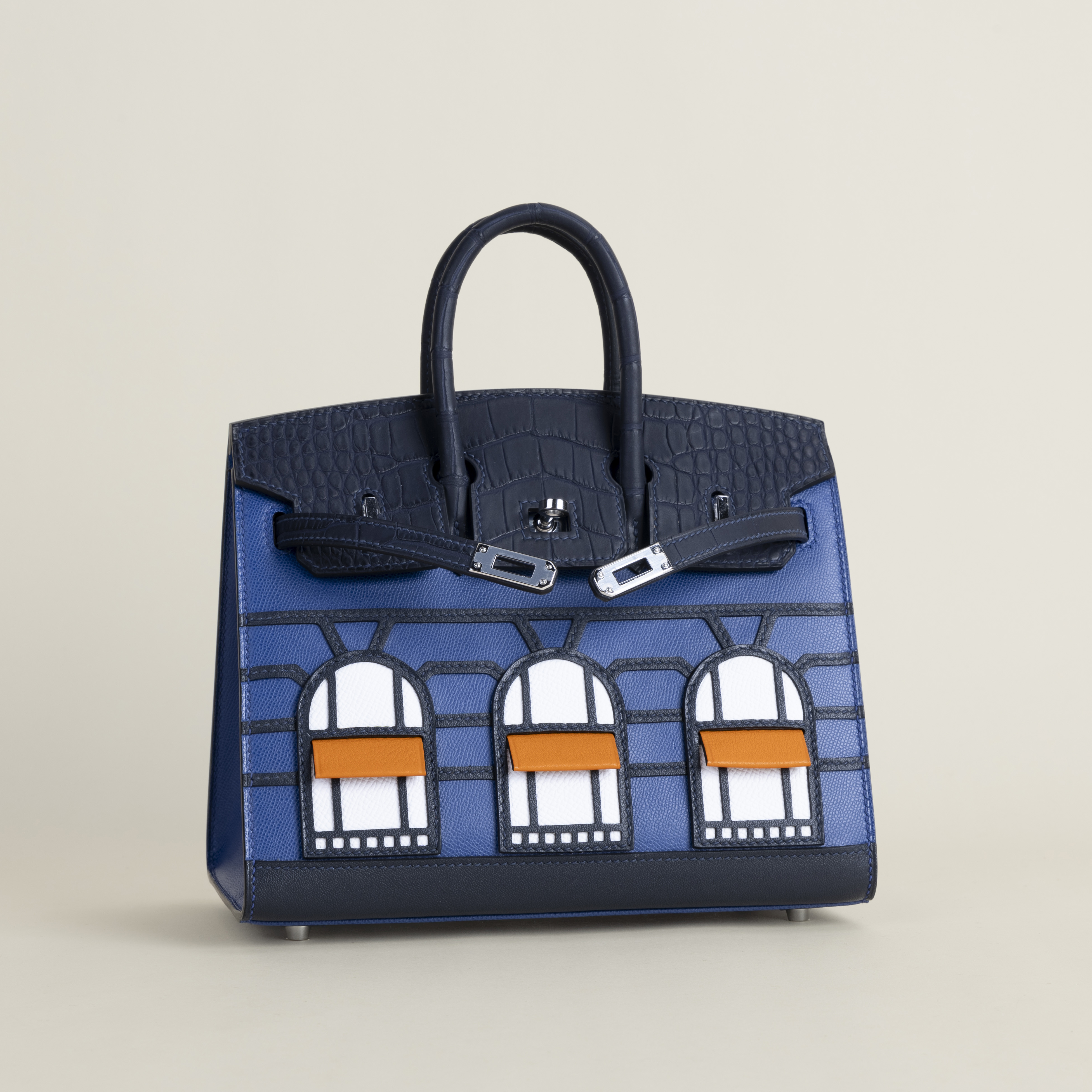 Birkin 20 Faubourg AlligatorEpsomSombaeroMadame S4 Deep blue PHW