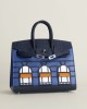 Birkin 20 Faubourg AlligatorEpsomSombaeroMadame S4 Deep blue PHW