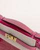 Kelly Pochette Alligator Crocodile I6 Rose Extreme GHW