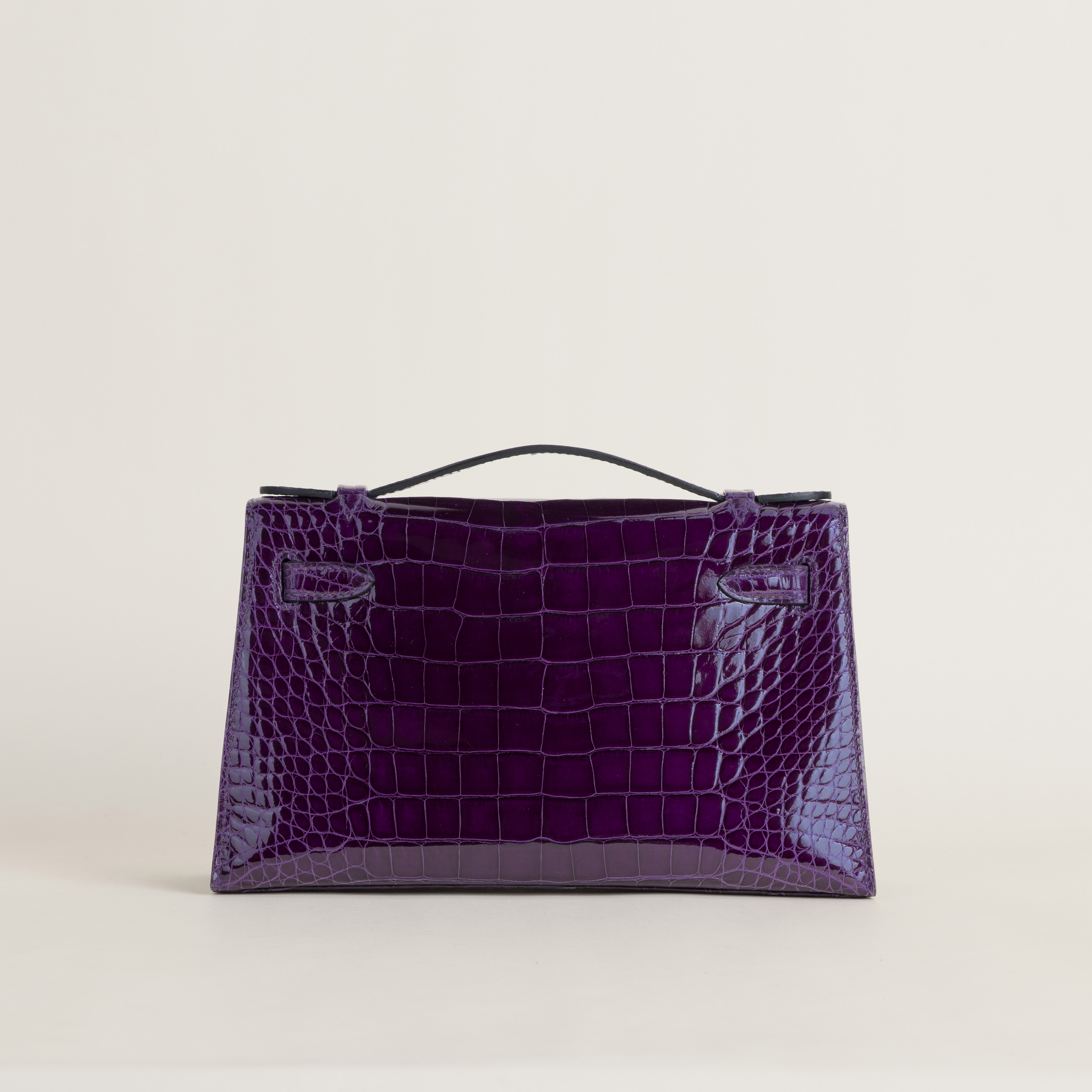 Kelly Pochette Shiny Alligator Crocodile N5 Cassie GHW