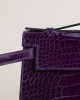 Kelly Pochette Shiny Alligator Crocodile N5 Cassie GHW
