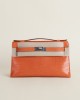 Kelly pochette Lizard skin CK93 Orange PHW