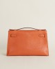 Kelly pochette Lizard skin CK93 Orange PHW