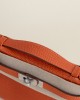 Kelly pochette Lizard skin CK93 Orange PHW