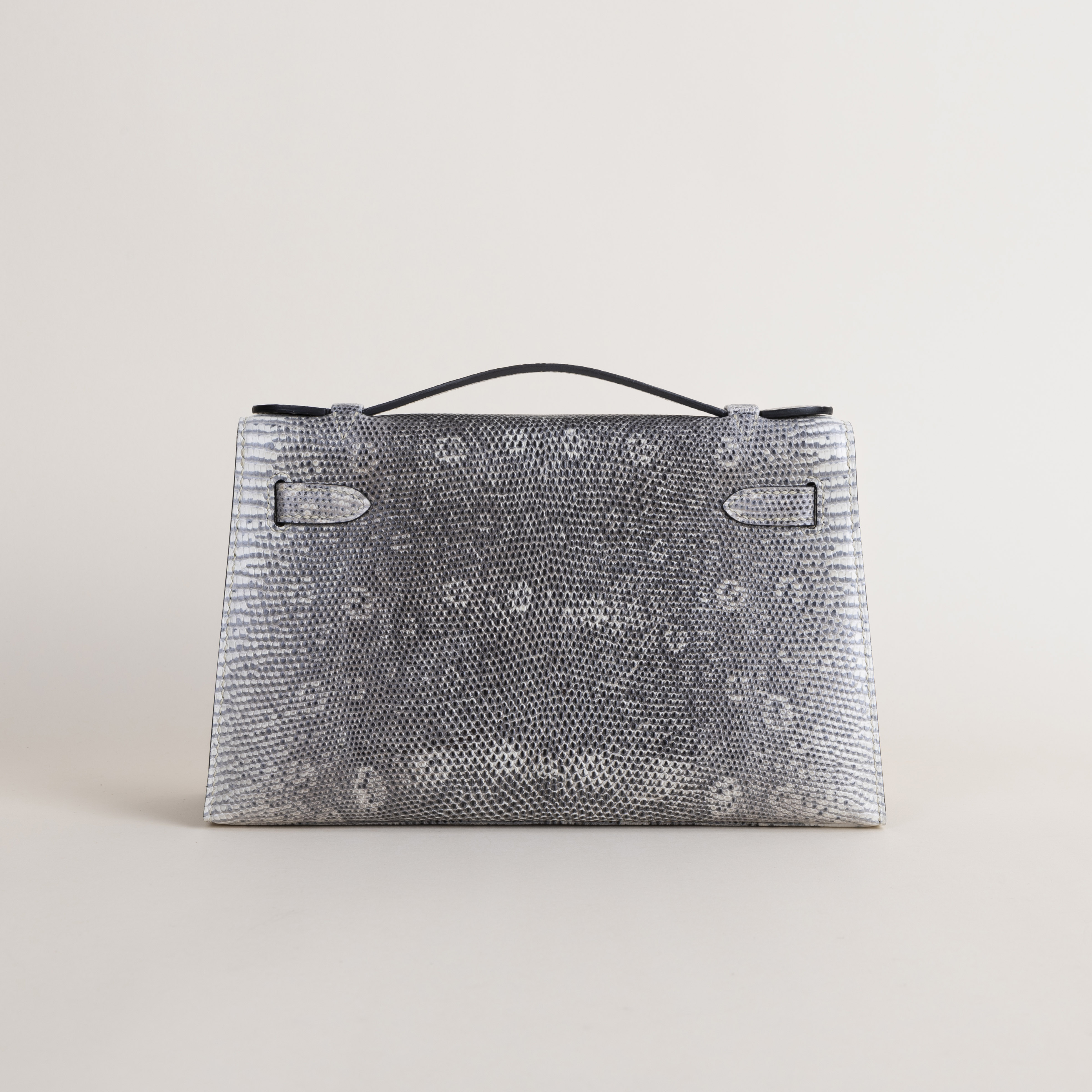 Kelly Pochette Lizard Skin 1B Ombré PHW